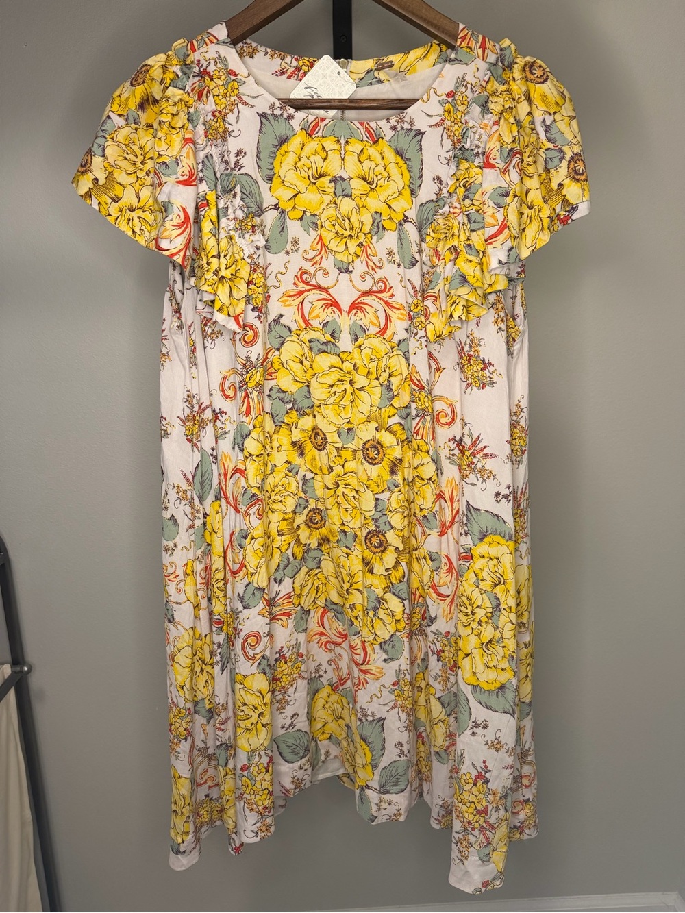 Free People Yara Printed Mini Dress